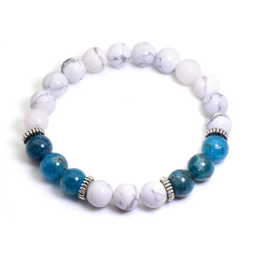 Blue Apatite Bracelet to Enhance Self Expression and Creativity