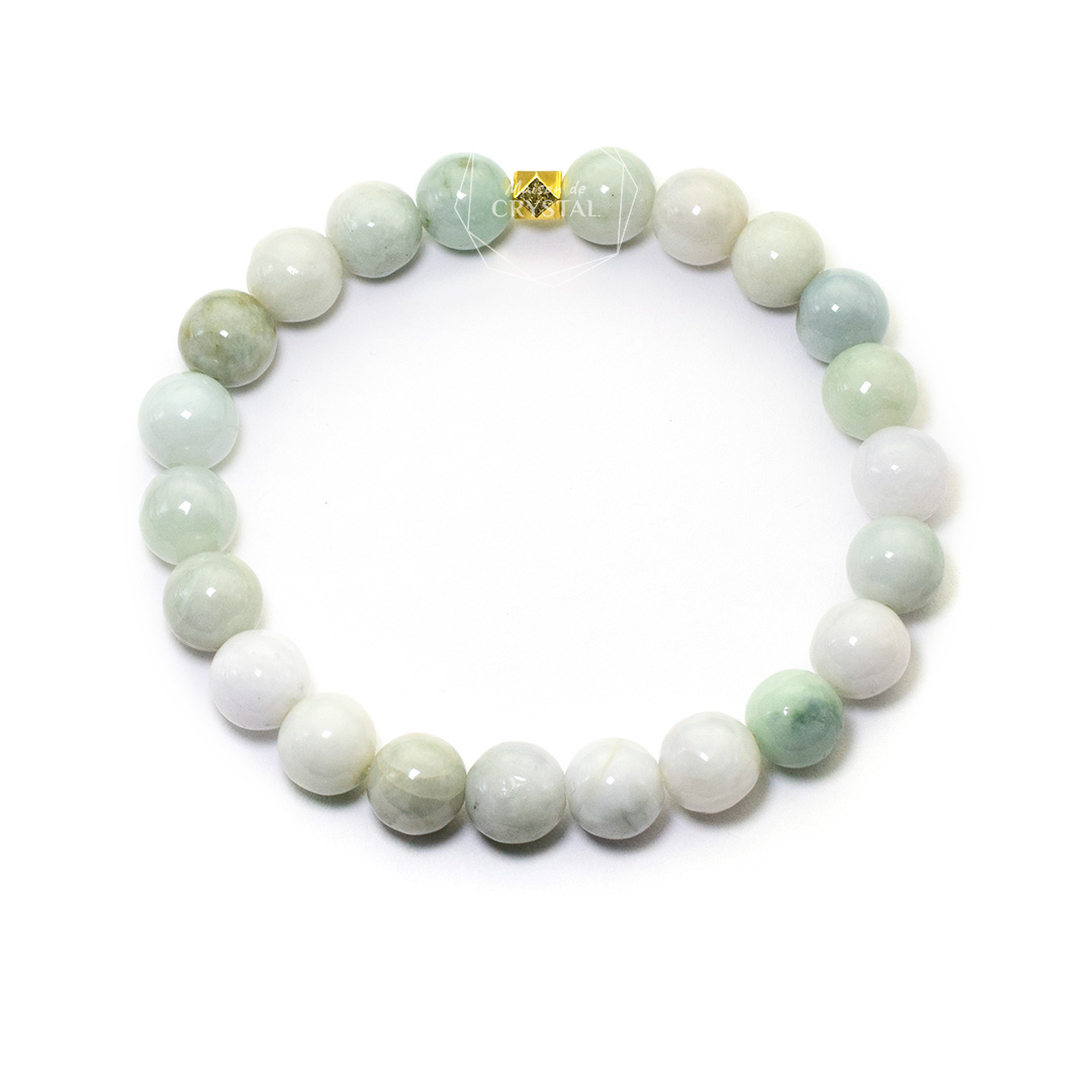 Jade bead 12mm Men's bracelet - Natural Type A Burma Jadeite Handsome Dark  Green Jade Bead Bracelet