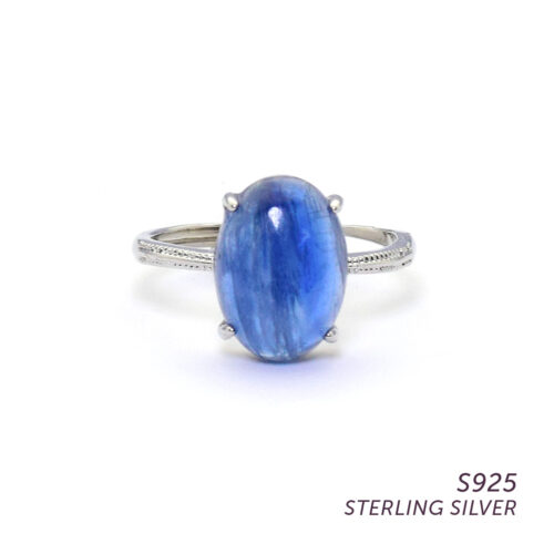 Kyanite Ring for Communication, Cleansing & Tranquility