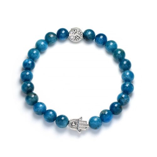 Blue Apatite Bracelet | Maison de Crystals